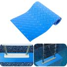 Tapete de escada de piscina Ladder Svepndic antiderrapante 41x91 cm azul