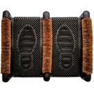 Tapete de escova de borracha para esfregar lama Ninamar Scrub & Scrape Shoes