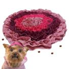Tapete de Estímulos para Cães e Gatos Enriquecimento Ambiental Flor esconde petisco