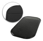 Tapete de Fixação de Painel Veicular Silicone Preto Base Anti-deslizante Suporte de Celular