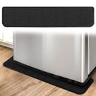 Tapete de geladeira BOXOB Silicone Mini Refrigerator Recipiente Preto