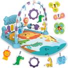 Tapete de Ginástica Infantil Joryuek com Chocalhos e Espelho - Azul Noturno