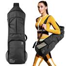 Tapete de ioga, porta-bolsas WARRIOR2, bolsos grandes e suporte para garrafas