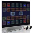 Tapete de Jogo Extalas Yugioh Campo de Duelo 61x36 cm Costurado