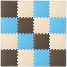 Tapete de jogo Foam Puzzle Floor ProSource Kids com cores sólidas