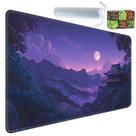 Tapete de jogo Yuxcfhjfe 61 x 36 cm antiderrapante com conjunto de dados