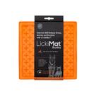 Tapete de Lamber Licki Mat Buddy Laranja para Cachorro