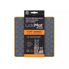 Tapete de Lamber LickiMat Tuff Buddy Laranja p/ Cachorro