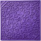 Tapete De Lamber Sodapup Bones eMat Alimentadores Grande Para Cães e Gatos - Roxo