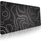 Tapete de mesa Glittery Garden Minimalist Topographic Map XXL Tapete de mesa Glittery Garden Minimalist Topographic Map XXL