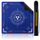 Tapete de mesa JINWERSORE Mahjong 82,3 x 82,3 cm antiderrapante azul marinho