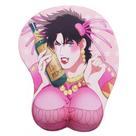 Tapete de mouse com apoio de pulso JoJos Bizarres Adventures Anime Tapete de mouse com apoio de pulso JoJos Bizarres Adventures Anime