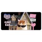 Tapete de mouse grande de 800 x 300 x 2 mm para mesa Cute Cool Cat