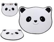 Tapete de Pelúcia para Quarto Divertido e Estilizado Cabeça Panda