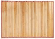 Tapete de piso de bambu iDesign Formbu antiderrapante resistente à água 17x24cm