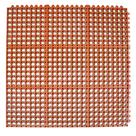 Tapete de Piso de Goma New Star Resistente 91x91 cm Rojo