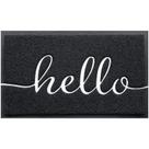 Tapete de Porta BeneathYourFeet 91x61cm Preto Antiderrapante