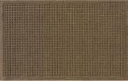 Tapete de porta com piso de bangalô Waterhog 60x90cm marrom escuro Tapete de porta com piso de bangalô Waterhog 60x90cm marrom escuro