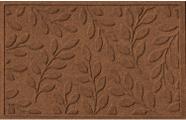 Tapete de porta com piso de bangalô Waterhog Brittney Leaf 60x90cm Tapete de porta com piso de bangalô Waterhog Brittney Leaf 60x90cm