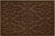 Tapete de porta com piso de bangalô Waterhog Phoenix 60x90cm marrom escuro