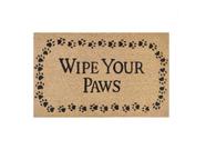 Tapete de porta FIRST CONCEPT Coir Waterproof Year of Paws