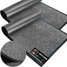 Tapete de porta Gorilla Grip Traffic Guard 35 x 23 cm cinza claro, pacote com 2
