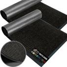 Tapete de porta Gorilla Grip Traffic Guard, pacote com 2, 29 x 17 cm, preto