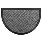 Tapete de Porta Lima Meia Lua 40x60cm - Cinza - Niazitex