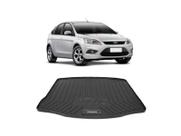 Tapete de Porta Malas Tipo Bandeja do Ford Focus Hatch 2010 2011 2012 Pvc Preto Impermeável com Bordas de Segurança