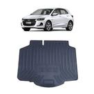 Tapete de Porta Malas Tipo Protetor Bandeja Chevrolet Onix Hatch 2020 a 2022 Preto Impermeável com Bordas Requinte