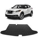Tapete de Porta Malas Tipo Protetor Bandeja Nissan Kicks 2017 a 2021 Preto Impermeável com Bordas Requinte