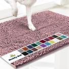 Tapete de porta para cães Muddy Mat Original Super Absorvente Rosa 48x76cm Tapete de porta para cães Muddy Mat Original Super Absorvente Rosa 48x76cm