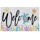 Tapete de porta Supwhd 43x30 cm PVC Indoor Outdoor Welcome Tapete de porta Supwhd 43x30 cm PVC Indoor Outdoor Welcome