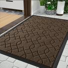Tapete de porta Yimobra Outdoor Indoor All-Season 75x45cm marrom Tapete de porta Yimobra Outdoor Indoor All-Season 75x45cm marrom