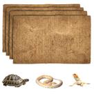 Tapete de répteis Hamiledyi, fibra de coco natural, 50x30x1 cm, 4 peças Tapete de répteis Hamiledyi, fibra de coco natural, 50x30x1 cm, 4 peças