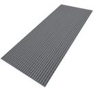 Tapete de Rolo Passadeira Emborrachada Antiderrapante Rolo 5 metros x 43cm 45cm Cinza