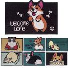 Tapete De Sala Casa Entrada Capacho Animais Pets Cachorros E Gatos Seja Bem Vindo 60cmx40cm Wincy