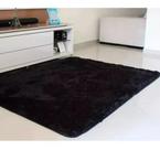 Tapete De Sala Quarto Felpudo Peludo 2,00 X 1,40 Costa Oro preto