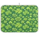 Tapete de secagem de pratos Bolaz Patrick Green Clover Leaf 40x45cm