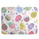 Tapete de secagem de pratos farg Happy Easter Bunny Spring 45x60cm Tapete de secagem de pratos farg Happy Easter Bunny Spring 45x60cm