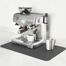 Tapete de secagem de pratos MIMORE 46x61 cm cinza com suporte de borracha absorvente