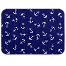 Tapete de secagem de pratos Wamika Nautical Retro Anchors 45x60cm Navy