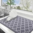 Tapete de secagem de pratos WISELIFE Super Absorbent Large 45x70cm Cinza