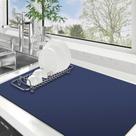 Tapete de secagem de pratos WISELIFE Super Absorbent Large Classic Blue