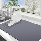 Tapete de secagem de pratos WISELIFE Super Absorbent Large Classic Grey