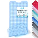 Tapete de segurança para banheira SlipX Solutions Power Grip Clear Light Blue