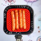Tapete de Silicone para Airfryer Quadrado 19x19cm - Variedade de Cores