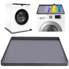 Tapete de silicone para bandeja de drenagem de máquina de lavar QSXVTR 69 x 69 cm