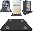 Tapete de silicone para mini geladeira QinsuiKai Drip Tray 60x60cm (preto)