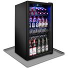 Tapete de silicone WUDIALIEN Grey Mini Geladeira 60x60cm para evitar água